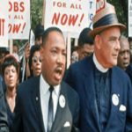 Eugene Carson Blake with Martin Luther King Jr.