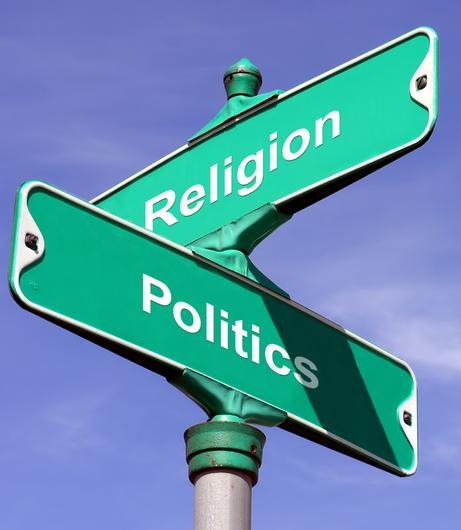 politics and religion signs