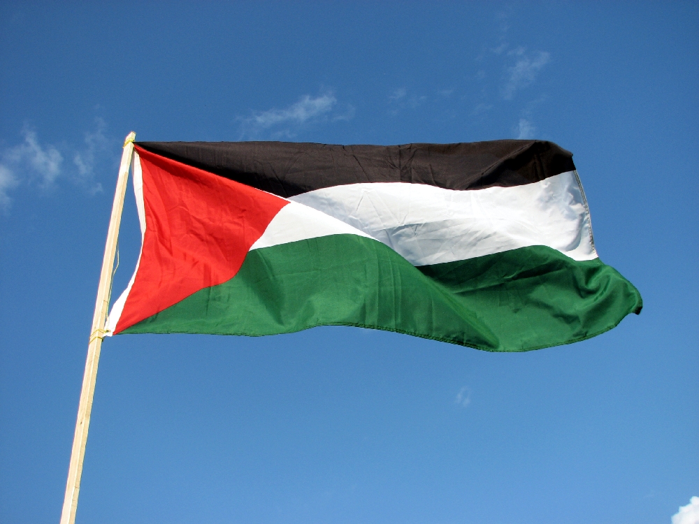 photo of the Palestinian flag
