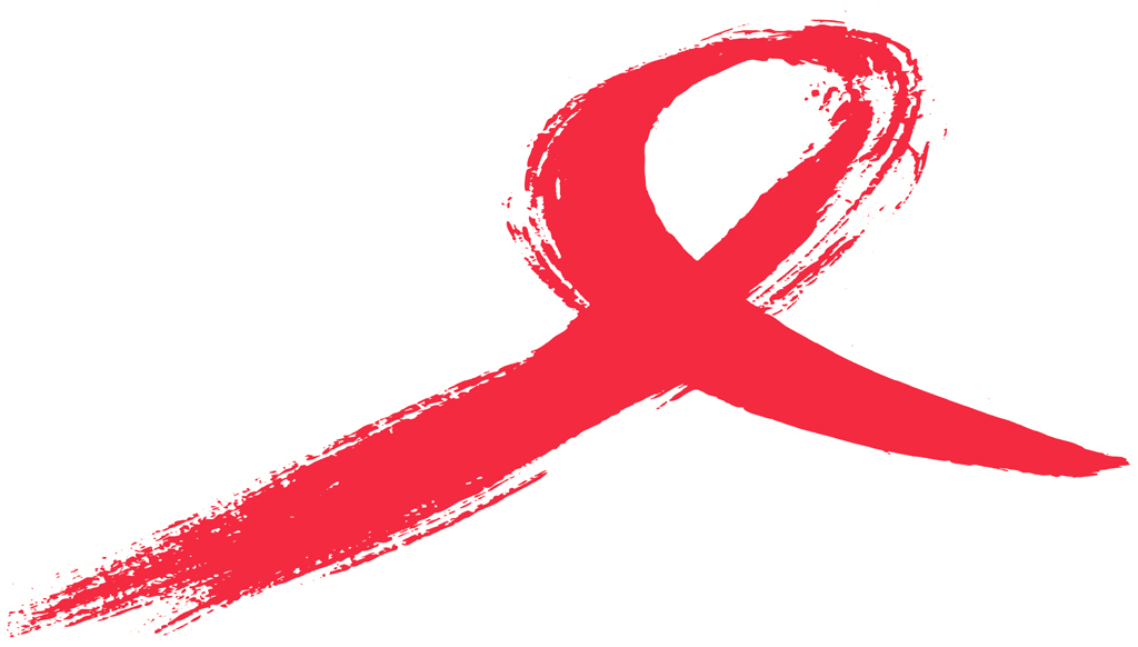 AIDS ribbon graphic