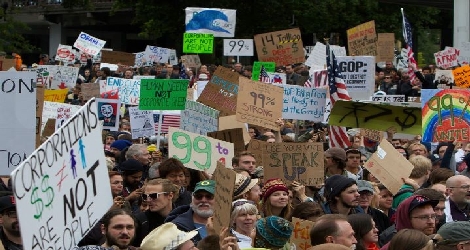 photo of protestors