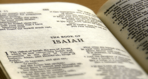 photo of the Book of Isaiah