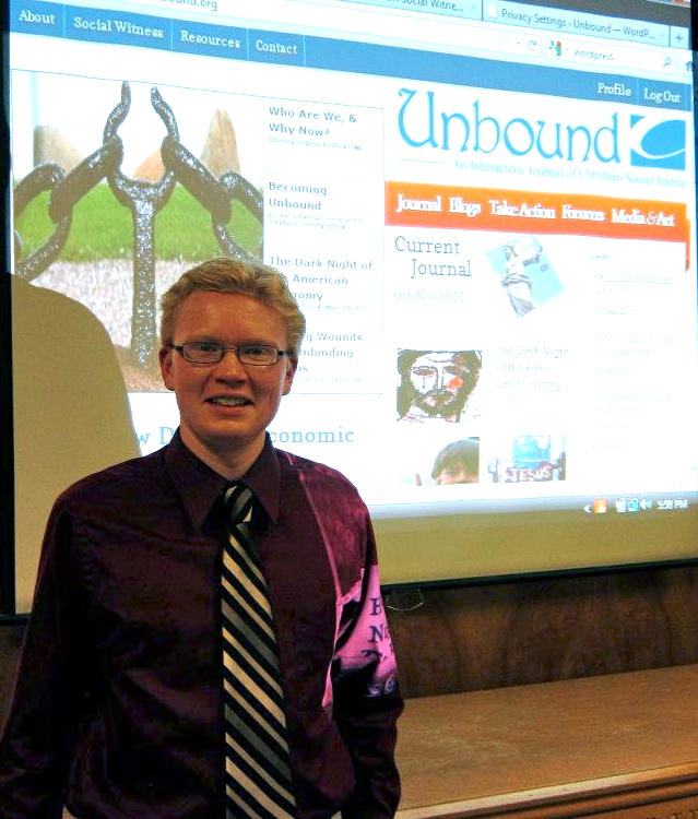 Patrick Heery introducing Unbound after its launch in October 2011